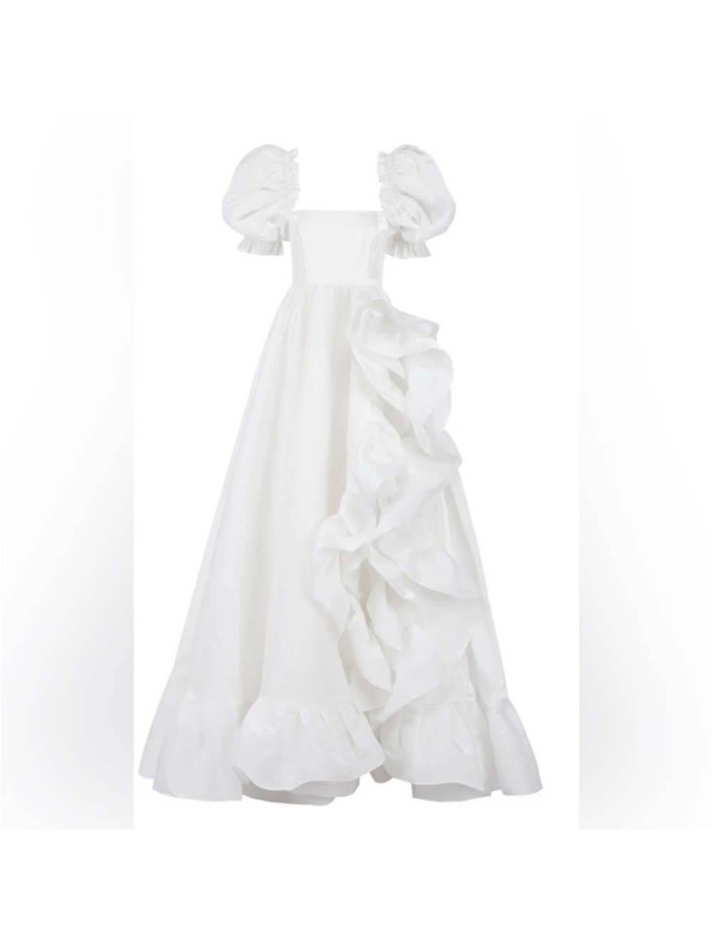 Selkie Ruffle dress in white - Picture 5 of 8
